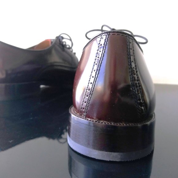 Johnston & Murphy Men\'s Bradford Cap Toe in Beautiful Burgundy Brush-Off Leather main image 11